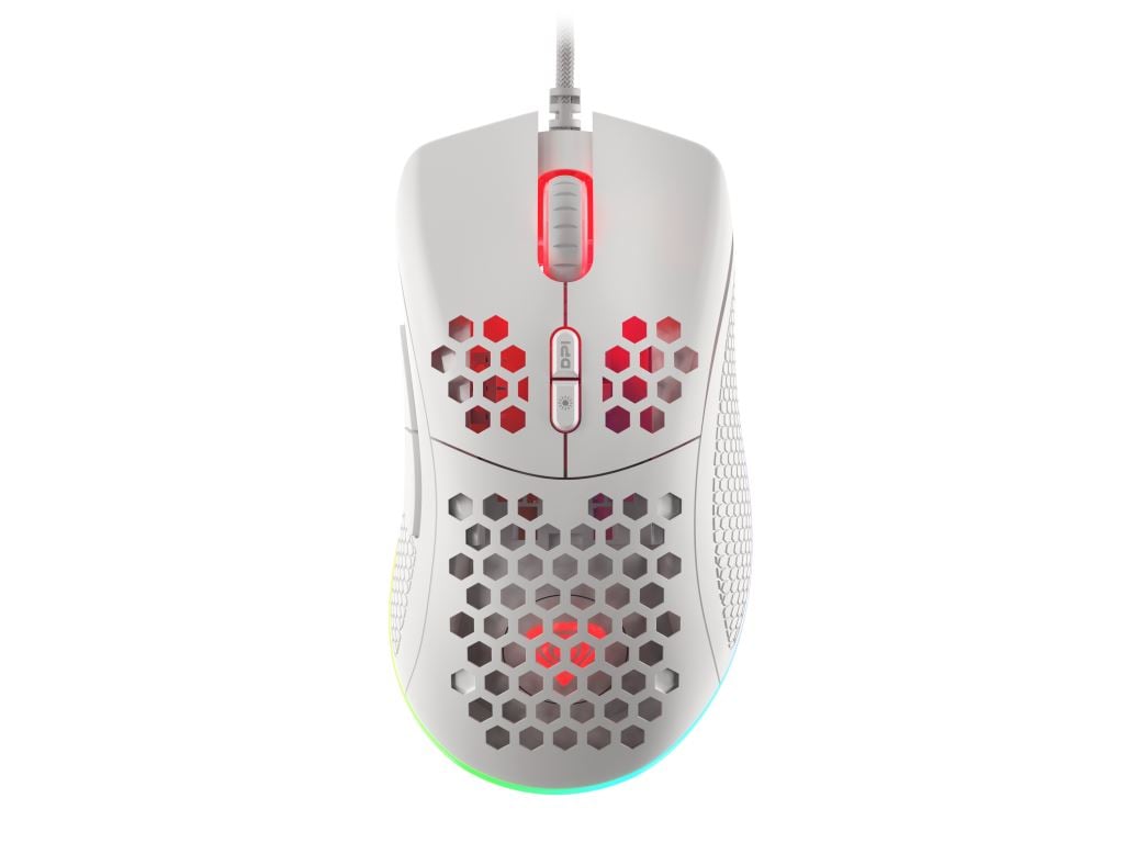 Genesis Krypton 555 gaming optikai egér fehér 
