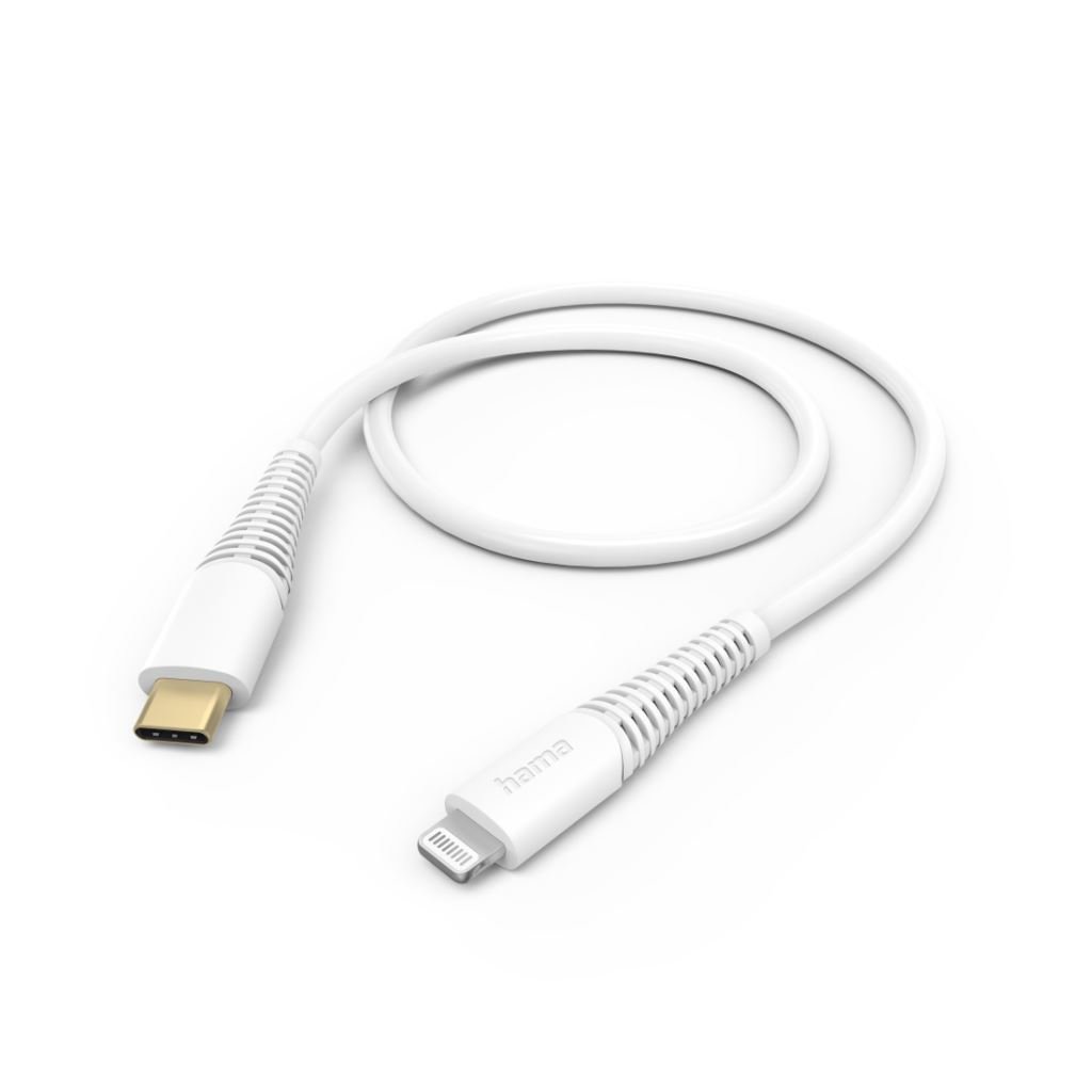 Hama 201603 USB-C - Lightning töltőkábel 1.5m fehér Hama 201603 USB-C - Lightning töltőkábel 1.5m fehér