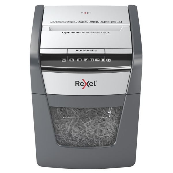 Rexel Optimum AutoFeed 50X automata konfetti iratmegsemmisítő (2020050XEU) Rexel Optimum AutoFeed 50X automata konfetti iratmegsemmisítő (2020050XEU)