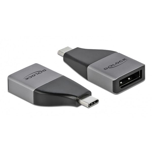 Delock 64120 USB Type-C apa > DisplayPort anya 4K 60Hz kompakt adapter