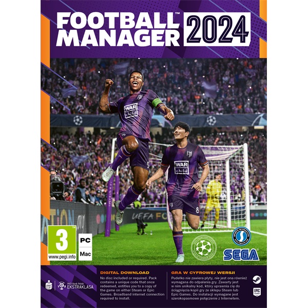 Football Manager 2024 PC játékszoftver Football Manager 2024 PC játékszoftver