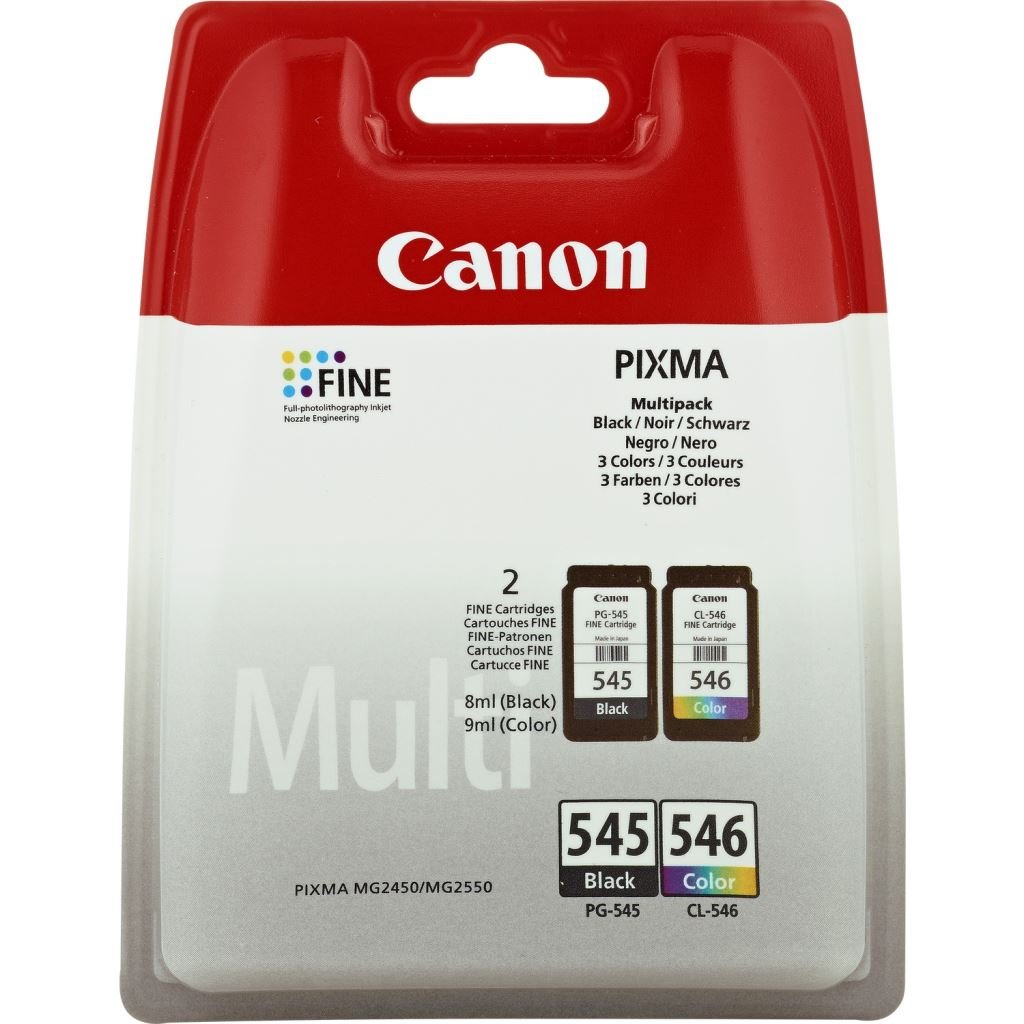 Canon PG-545/CL-546 BK/C/M/Y Multipack tintapatron (8287B005) Canon PG-545/CL-546 BK/C/M/Y Multipack tintapatron (8287B005)