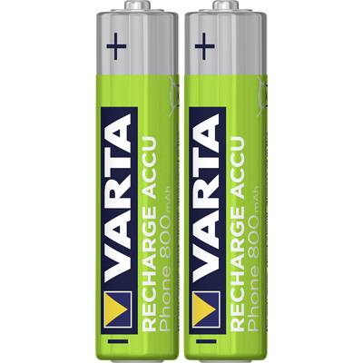 Mikroceruza akku AAA NiMH, 1,2V 800 mAh, 2 db, Varta Phonepower HR3, HR03, UO100557, DC2400, DC2400B4N, LR03 Mikroceruza akku AAA NiMH, 1,2V 800 mAh, 2 db, Varta Phonepower HR3, HR03, UO100557, DC2400, DC2400B4N, LR03