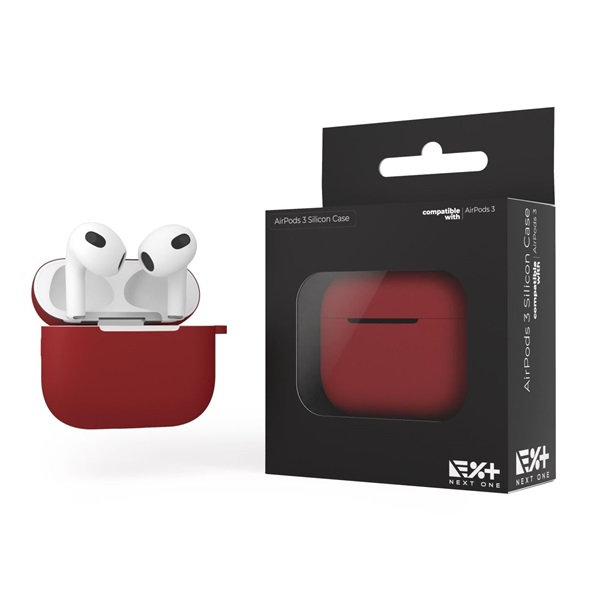Next One Silicone Case for AirPods 3 Piros