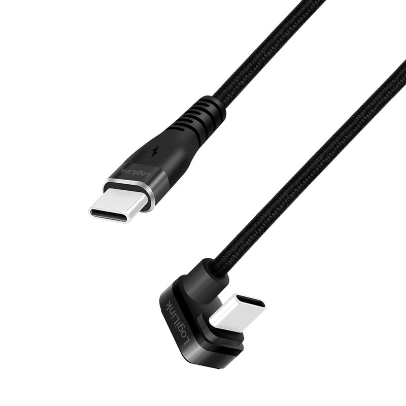 LogiLink USB-C - USB-C (U-alakban hajlított) kábel 1m fekete (CU0190) LogiLink USB-C - USB-C (U-alakban hajlított) kábel 1m fekete (CU0190)