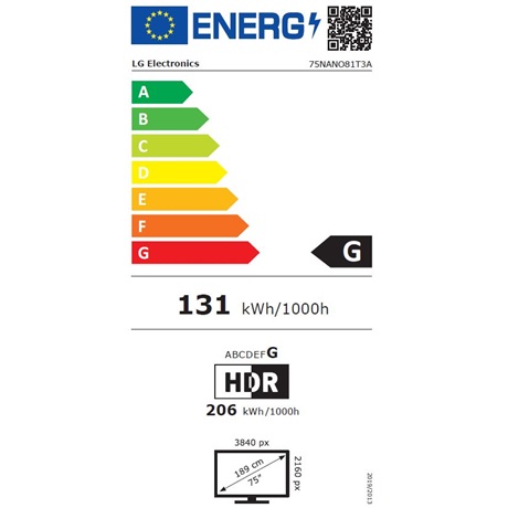 Lg 75NANO81T3A UHD NANOCELL SMART TV