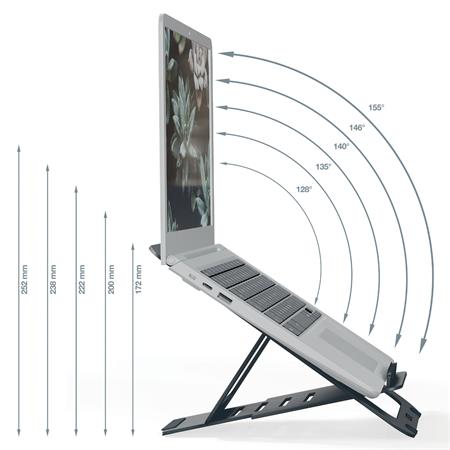 LEITZ "Ergo"  összehajtható  Laptop állvány