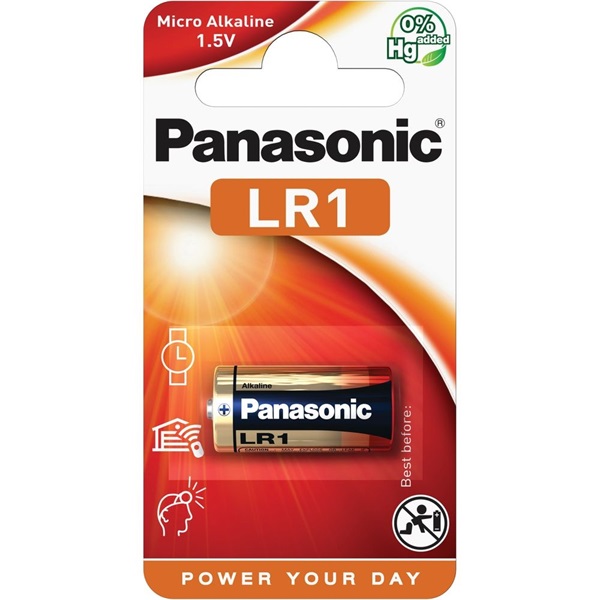 Panasonic Cell Power LR1 elem (1db/csomag) (LR1L/1BP) Panasonic Cell Power LR1 elem (1db/csomag) (LR1L/1BP)