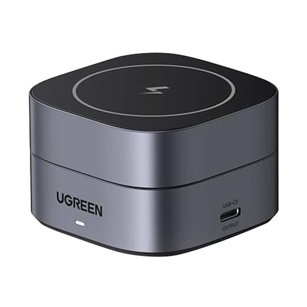 UGREEN Qi2 15W MagFlow 2-in-1 Wireless töltő Szürke