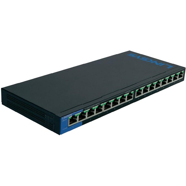 Linksys SMB LGS116P 16port POE+ 10/100/1000Mbps LAN nem menedzselhető asztali Switch Linksys SMB LGS116P 16port POE+ 10/100/1000Mbps LAN nem menedzselhető asztali Switch