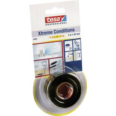 Önvulkanizáló szilikon szalag 3 m x 25 mm, fekete, Tesa Xtreme Conditions Black Önvulkanizáló szilikon szalag 3 m x 25 mm, fekete, Tesa Xtreme Conditions Black