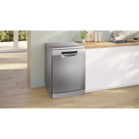 Bosch SMS4ECI26E inox, szabadonálló, programok száma:6, 14 terítékes mosogatógép
