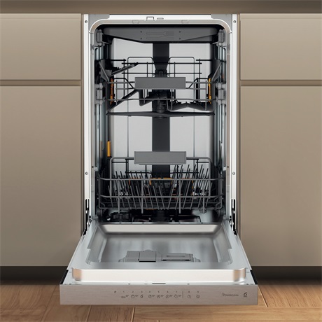 Whirlpool WH6PC11BS7A0 11 terítékes keskeny beépíthető mosogatógép