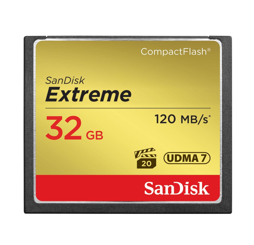 32GB Compact Flash Sandisk Extreme UDMA7 VPG-20 (SDCFXSB-032G-G46)