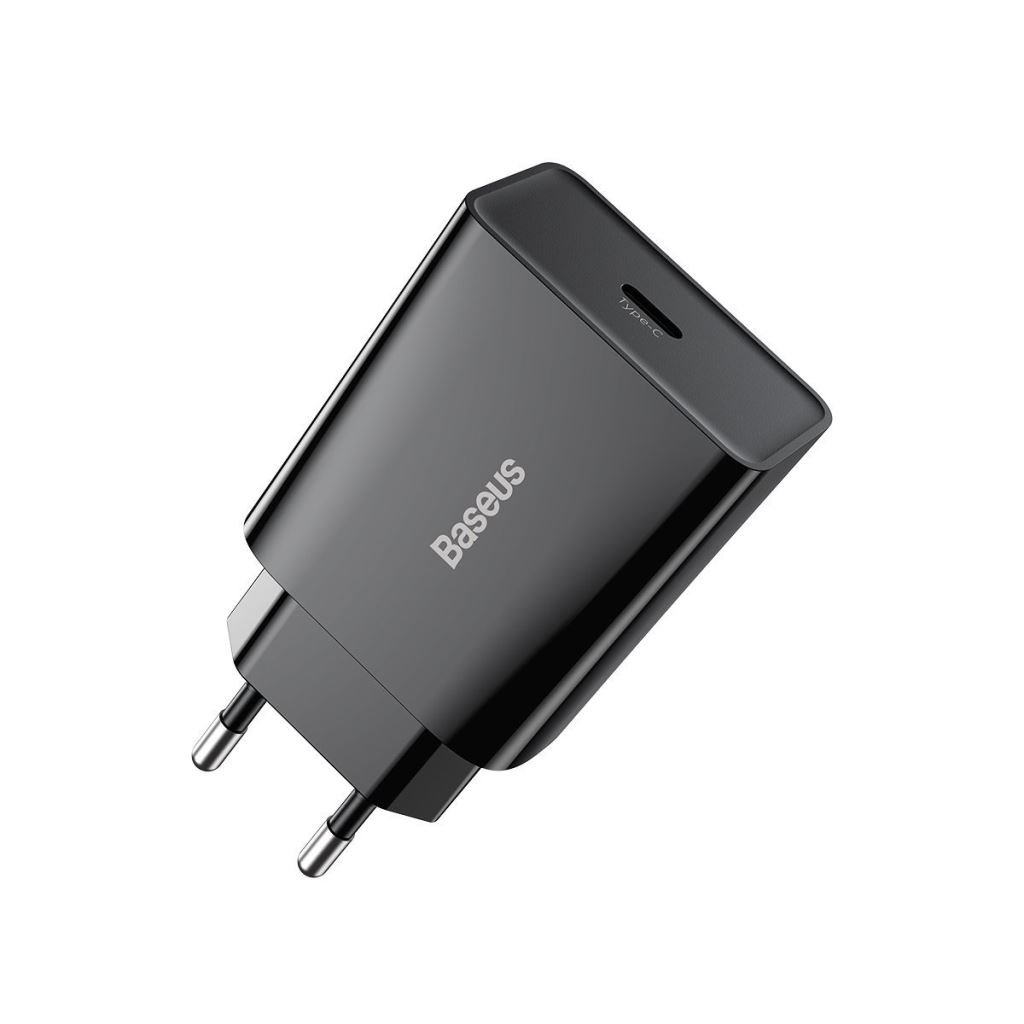Baseus Speed Mini USB-C gyorstöltő PD 20W fekete (CCFS-SN01) Baseus Speed Mini USB-C gyorstöltő PD 20W fekete (CCFS-SN01)