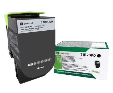Lexmark CS/CX 317, 417, 517 festékkazetta fekete (71B20K0) Lexmark CS/CX 317, 417, 517 festékkazetta fekete (71B20K0)