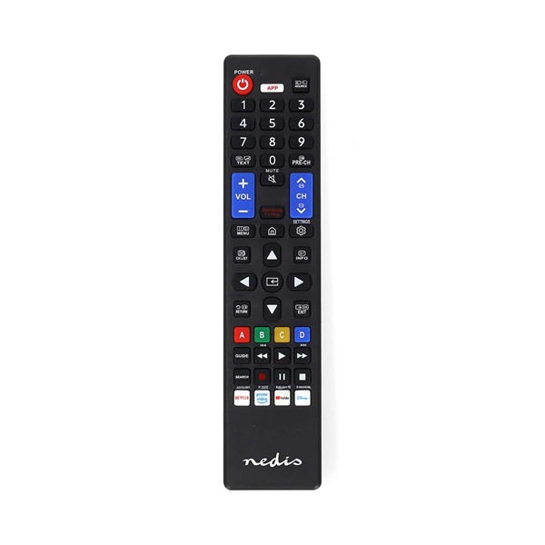 Nedis csere távirányító Samsung Előre programozott Amazon Prime Disney+ Netflix Smart Home YouTube gombok Nedis csere távirányító Samsung Előre programozott Amazon Prime Disney+ Netflix Smart Home YouTube gombok