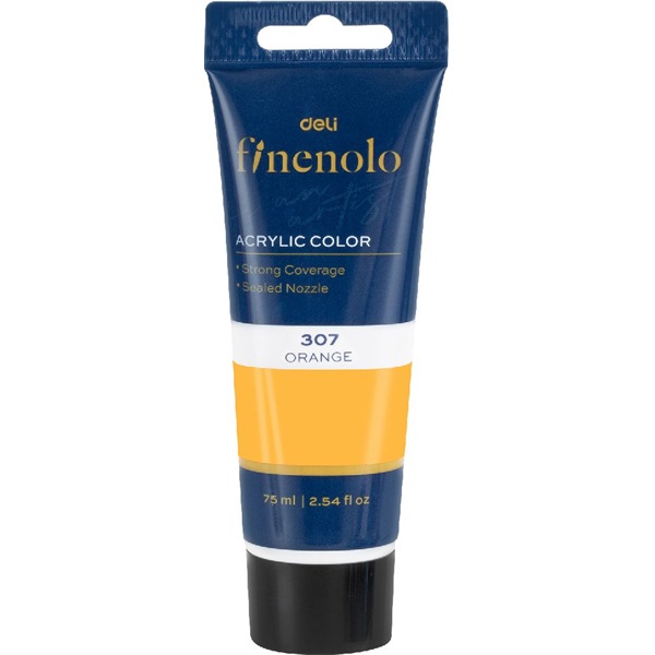 Deli Finenolo 75 ml narancs akrilfesték Deli Finenolo 75 ml narancs akrilfesték