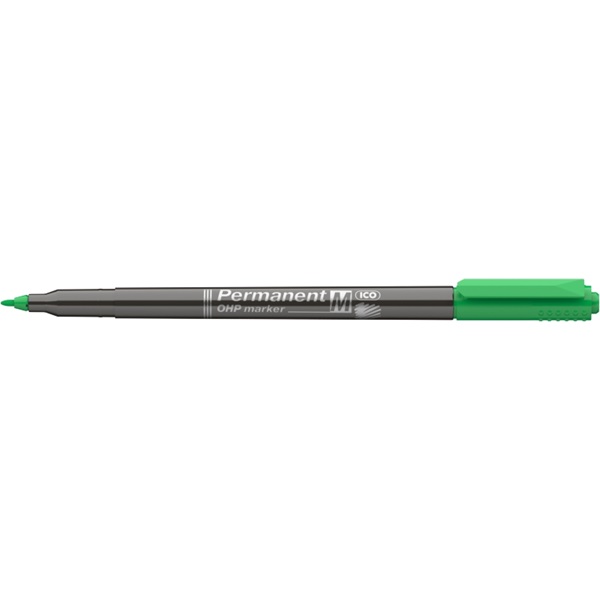ICO OHP M 1-1,5mm zöld permanent marker