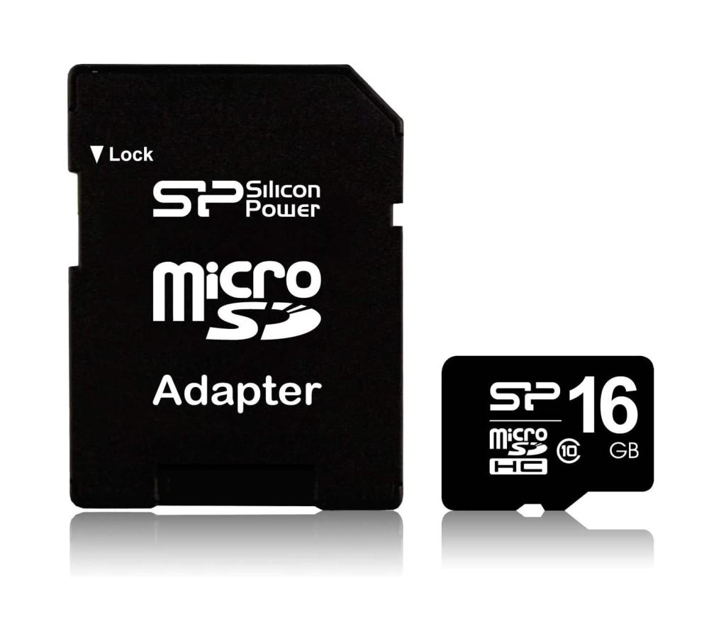 16GB microSDHC Silicon Power CL10 + adapter (SP016GBSTH010V10SP) 16GB microSDHC Silicon Power CL10 + adapter (SP016GBSTH010V10SP)