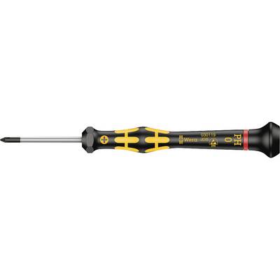 ESD Kereszthornyú csavarhúzó Wera 1550 PH Kraftform Micro PH 0 Penge hossz: 40 mm ESD Kereszthornyú csavarhúzó Wera 1550 PH Kraftform Micro PH 0 Penge hossz: 40 mm
