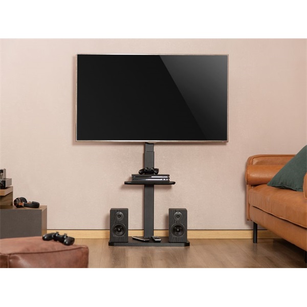 Equip   650613  37"-75" álló forgatható állítható magasság Max.:40kg TV állvány fekete 