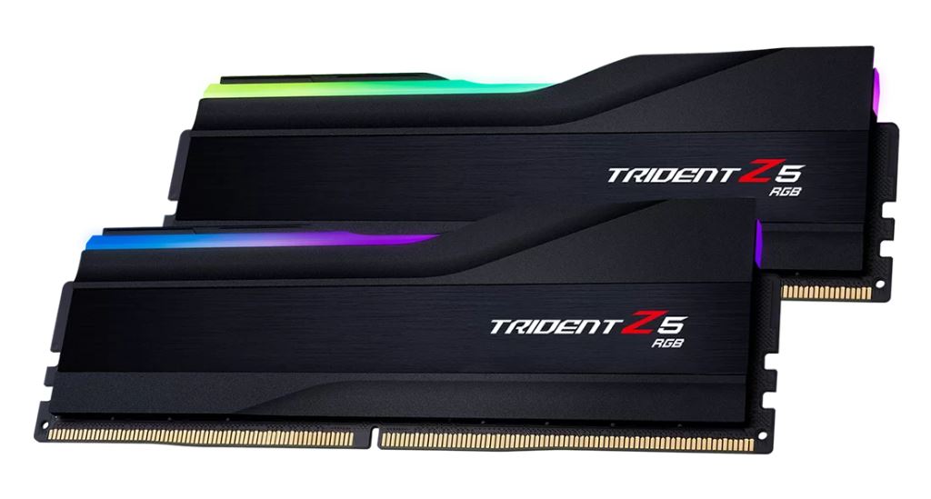 G.SKILL 64GB DDR5 6400MHz Kit(2x32GB) Trident Z5 RGB RAM Fekete G.SKILL 64GB DDR5 6400MHz Kit(2x32GB) Trident Z5 RGB RAM Fekete