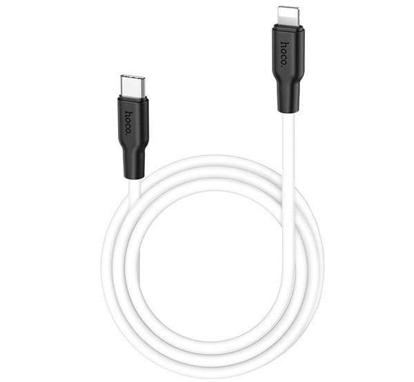 HOCO X21 adatkábel és töltő (Type-C - lightning 8pin, 3A, 20W, PD gyorstöltés támogatás, 100W) FEHÉR (X21_W) HOCO X21 adatkábel és töltő (Type-C - lightning 8pin, 3A, 20W, PD gyorstöltés támogatás, 100W) FEHÉR (X21_W)