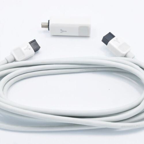 Belkin FireWire 9-pin kábel 9/4-pin adapterrel 2m fehér (F3N420yw2M-APL)