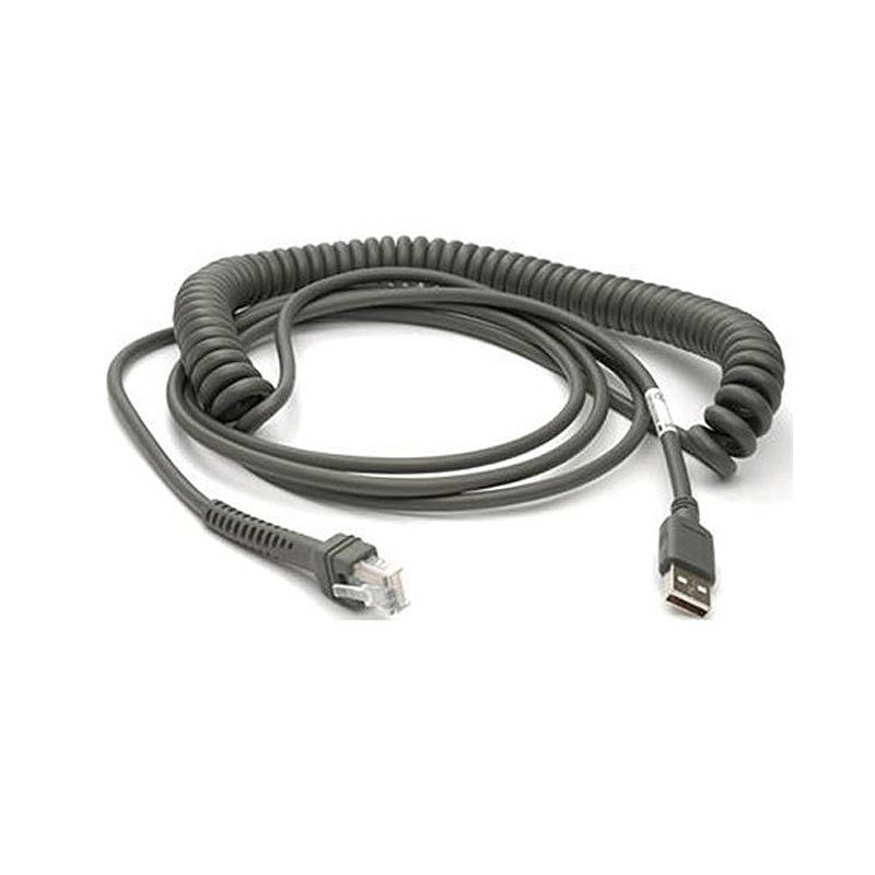 Zebra vonalkód olvasó adatkábel USB 15ft (4.6m) (CBA-U29-C15ZBR) Zebra vonalkód olvasó adatkábel USB 15ft (4.6m) (CBA-U29-C15ZBR)