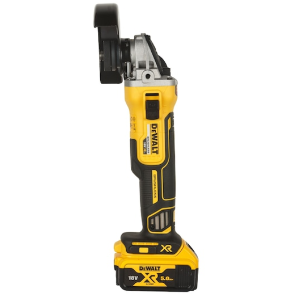 DEWALT 18V XR  125mm  kefe nélküli Sarokcsiszoló