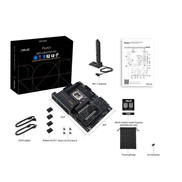 Asus Intel PROART Z890-CREATOR WIFI LGA1851 Alaplap Asus Intel PROART Z890-CREATOR WIFI LGA1851 Alaplap