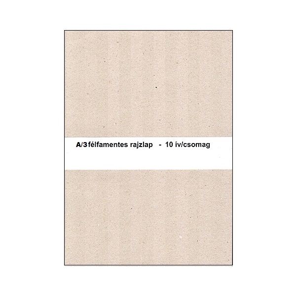 A3 félfamentes 10db/csomag rajzlap A3 félfamentes 10db/csomag rajzlap
