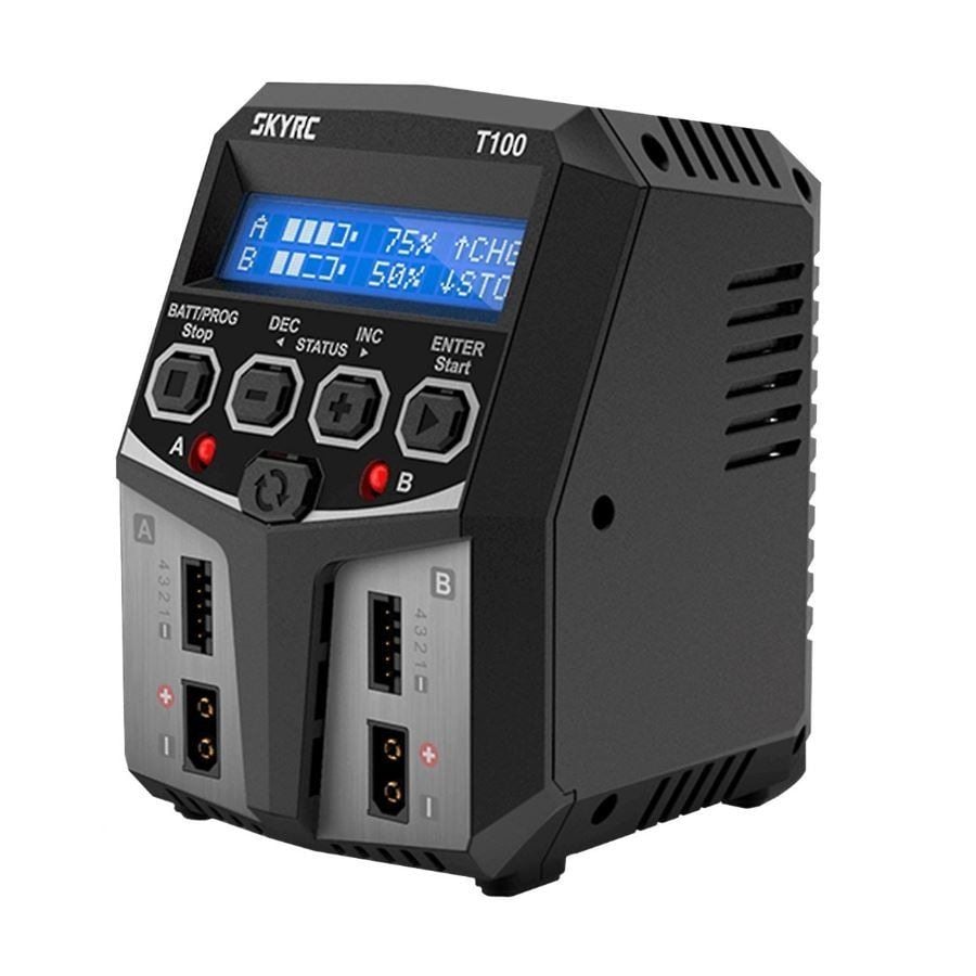 SkyRC T100 2x50W akkumulátor töltő (SK-100162-02) SkyRC T100 2x50W akkumulátor töltő (SK-100162-02)