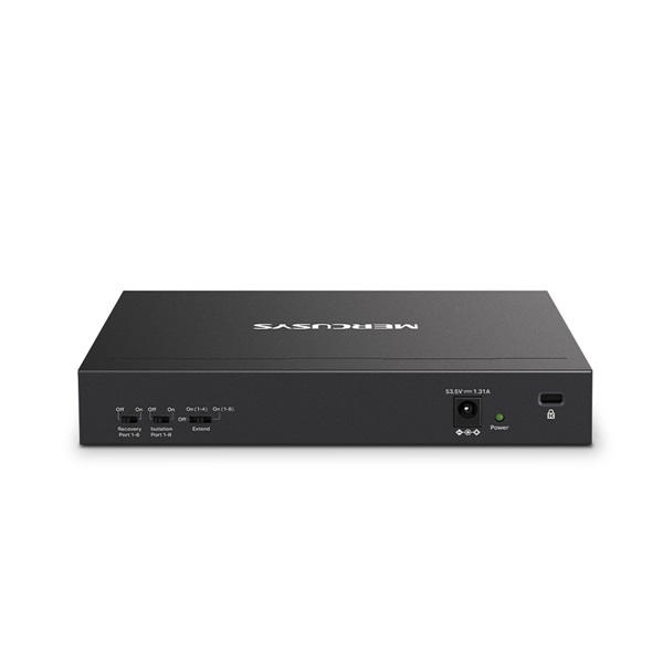 Mercusys MS110P 10-Port 10/100Mbps Desktop Switch + 8-Port PoE+