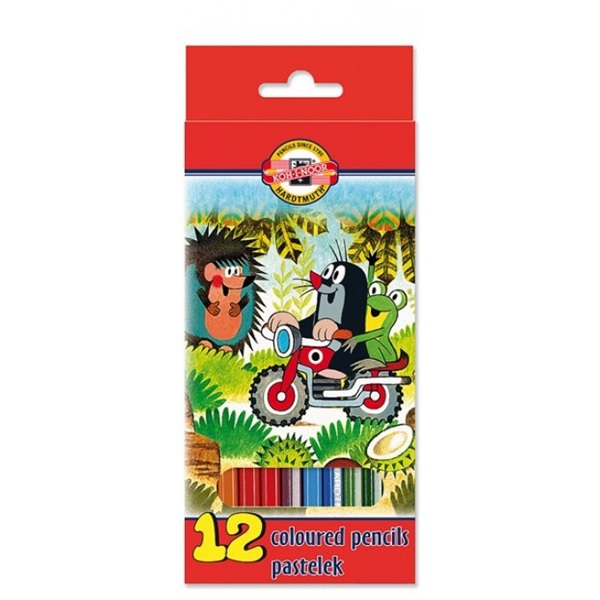 Koh-I-Noor 3652 Vakond 12db-os vegyes színű színes ceruza Koh-I-Noor 3652 Vakond 12db-os vegyes színű színes ceruza