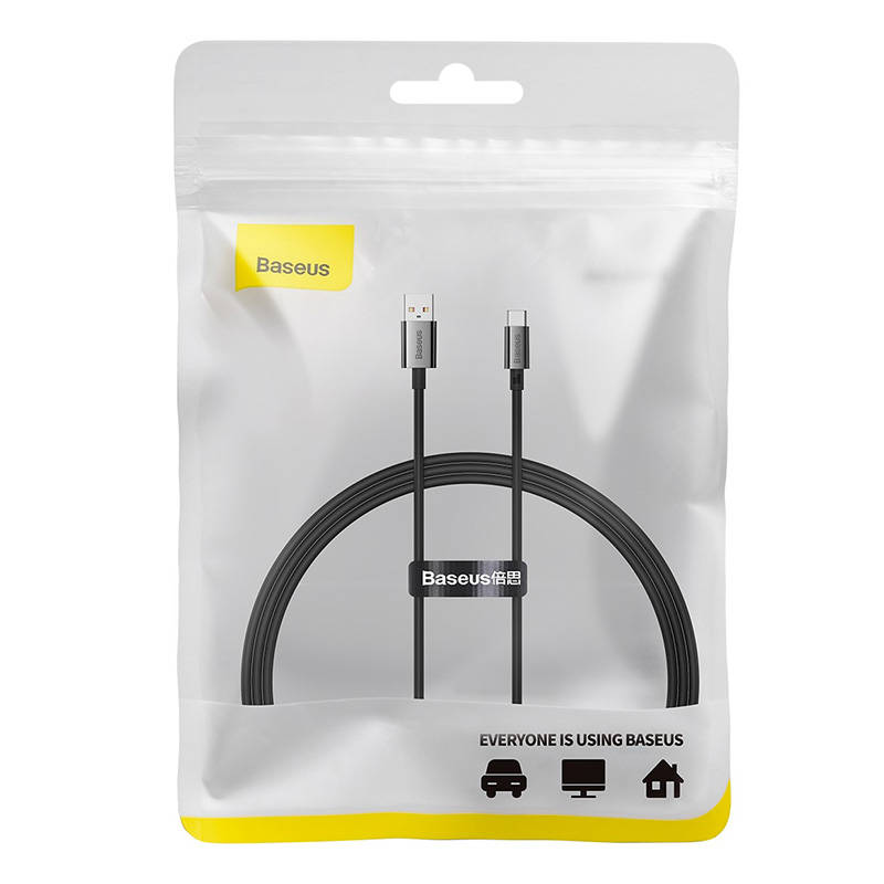 Cable USB do USB-C Baseus Superior100W 1m (black)