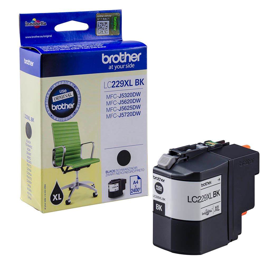 Brother LC229XL BK fekete tintapatron Brother LC229XL BK fekete tintapatron