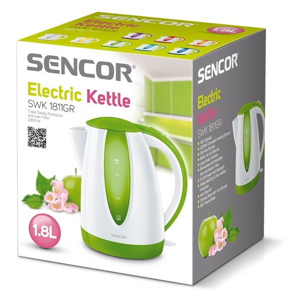 Sencor SWK 1811GR 1,8l vízforraló Sencor SWK 1811GR 1,8l vízforraló