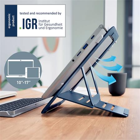 LEITZ "Ergo"  összehajtható  Laptop állvány