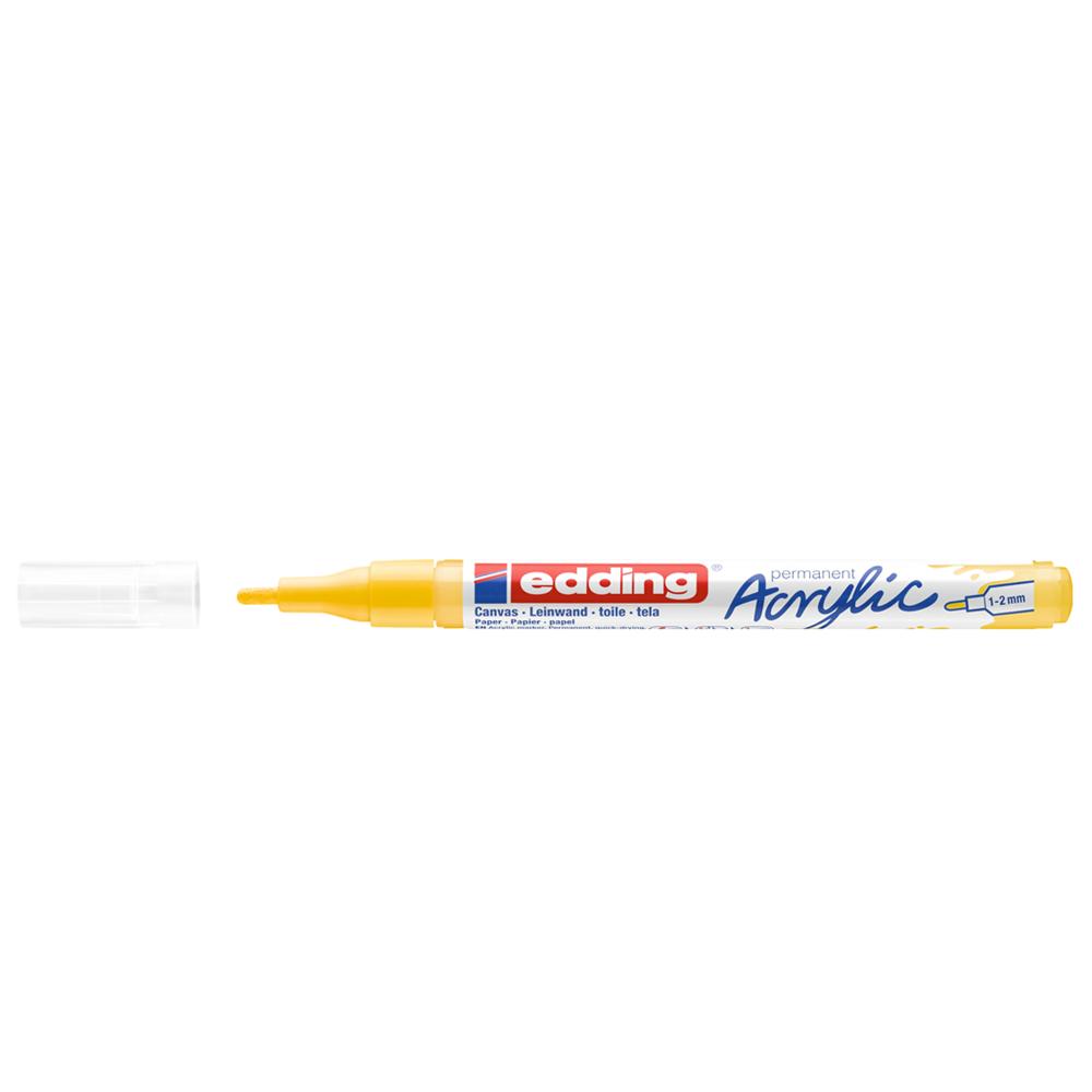 Edding 5300 Akril marker 1-2mm, citromsárga (7580246007)