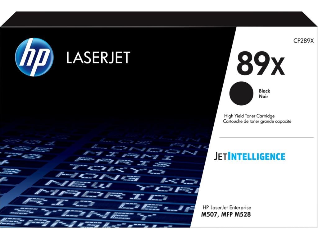 HP 89X nagy kapacitású LaserJet tonerkazetta fekete (CF289X) HP 89X nagy kapacitású LaserJet tonerkazetta fekete (CF289X)