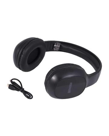 MAXELL "Bass 13 BT" Vezeték nélküli  Bluetooth 5.1 mikrofonnal Fejhallgató Fekete