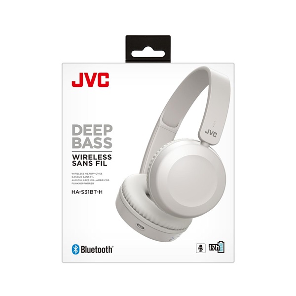 JVC HA-S31BT-H Bluetooth csont ehér fejhallgató