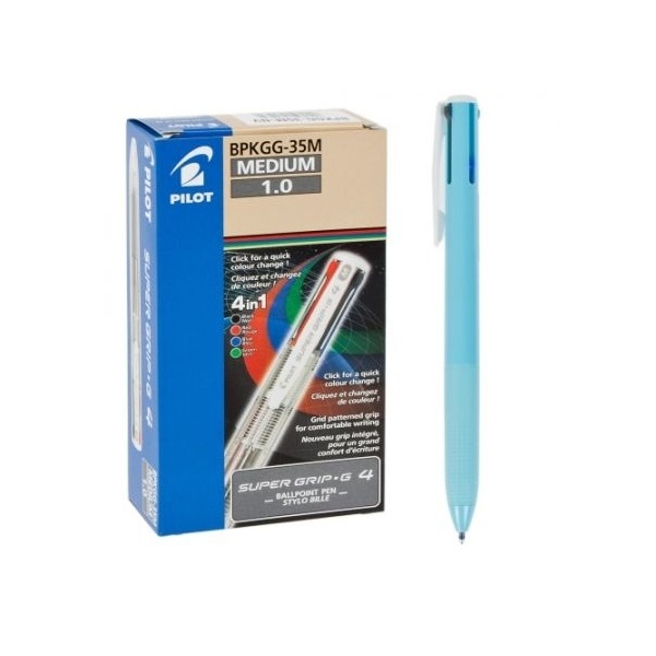 Pilot Super Grip G 4 színű világoskék golyóstoll Pilot Super Grip G 4 színű világoskék golyóstoll