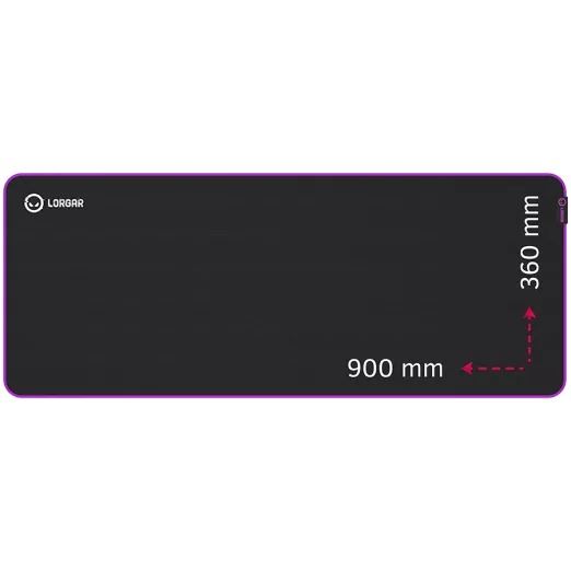 Lorgar LRG-GMP319 Main 319 Gaming egérpad fekete-lila Lorgar LRG-GMP319 Main 319 Gaming egérpad fekete-lila