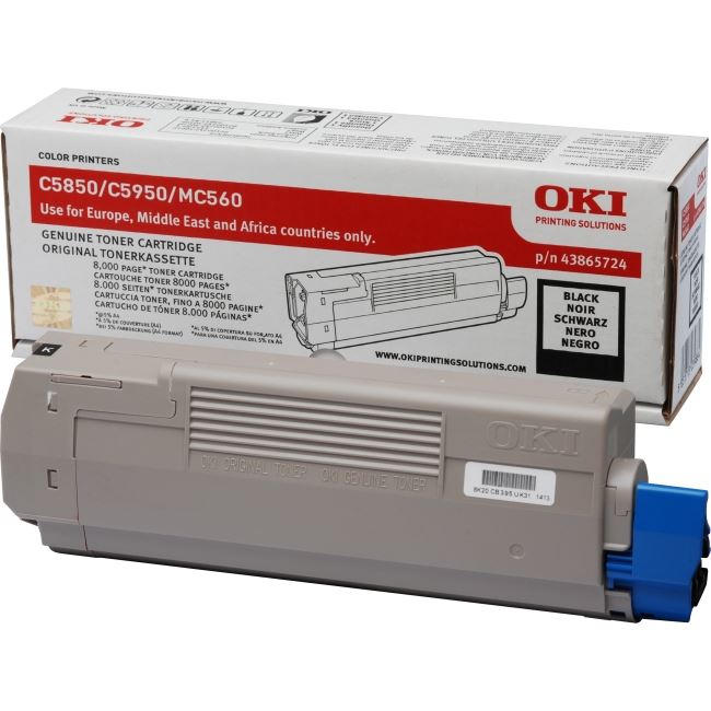 OKI 43865724 fekete toner