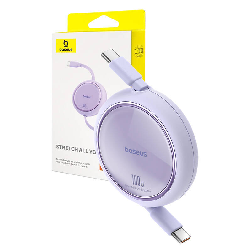 Baseus Free2Draw USB-C – USB-C kábel, PD, 100 W, 1 m
