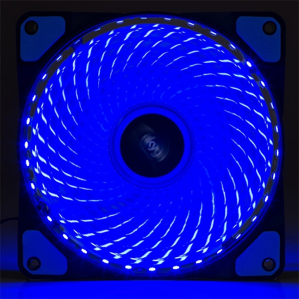 Akyga ház hűtő 12cm kék LED (AW-12E-BL)