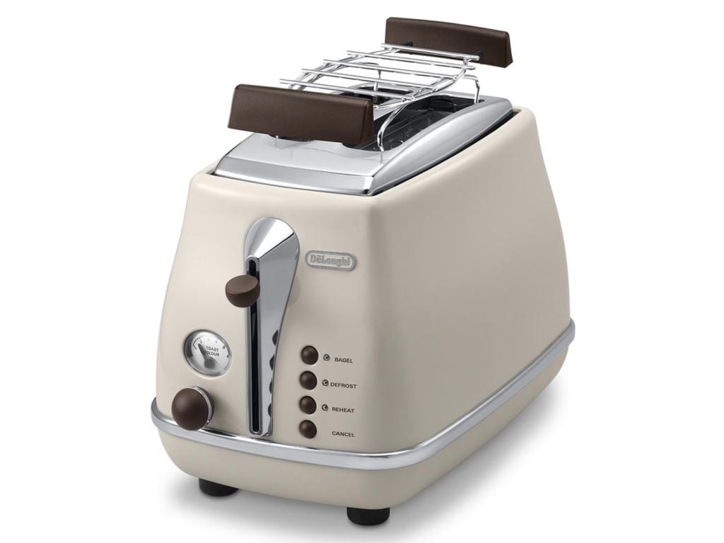 DeLonghi Icona Vintage CTOV2103.BG kenyérpirító bézs DeLonghi Icona Vintage CTOV2103.BG kenyérpirító bézs
